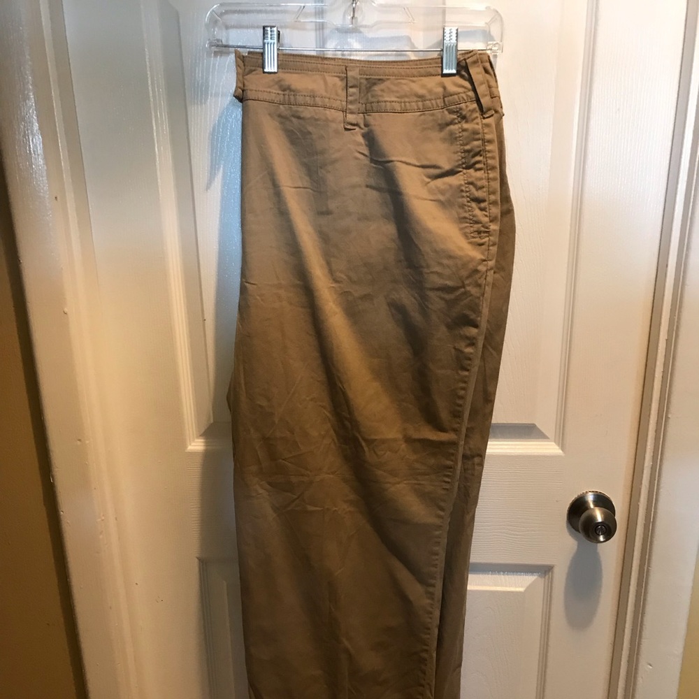 Avenue Straight Leg Khaki Pants